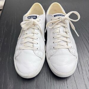 Cole Haan Crosscourt White Leather Sneakers - Size 8